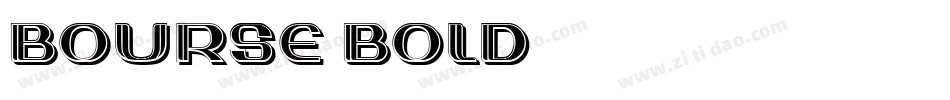 Bourse Bold字体转换